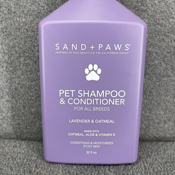 2x‎ Sand + Paws Lavender Oatmeal Pet Shampoo & Conditioner 32 fl oz - Picture 6 of 8